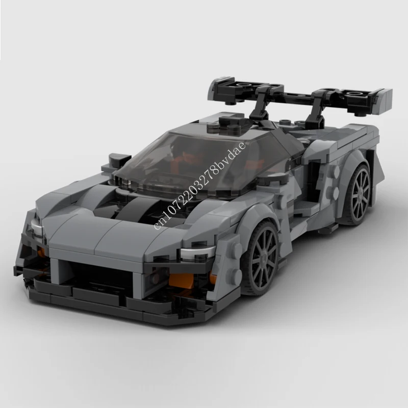 

328PCS MOC Speed Champions Senna Super Sportscar Racing Model Building Blocks Technology Bricks Creative Assembly Kids Toys Gift