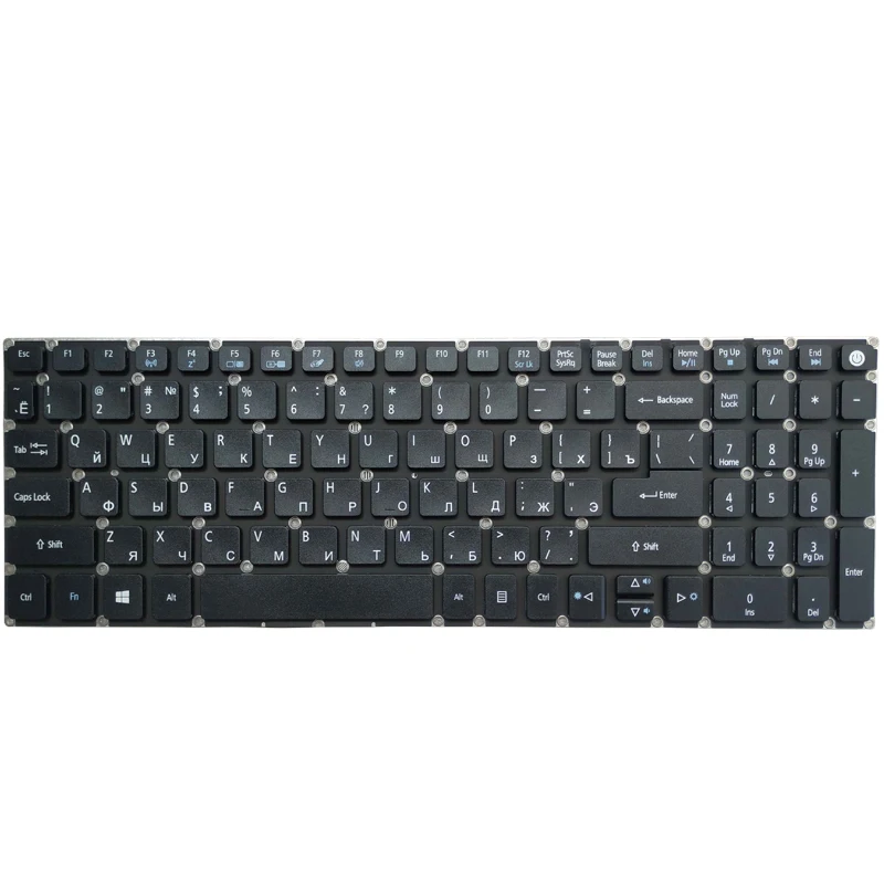 Новая русская клавиатура для ноутбука ACER Aspire N15Q1 N15Q2 N15W7 N15W6 N15Q12 N15W1 N15W2 N17Q2 N17C4 TX50-G