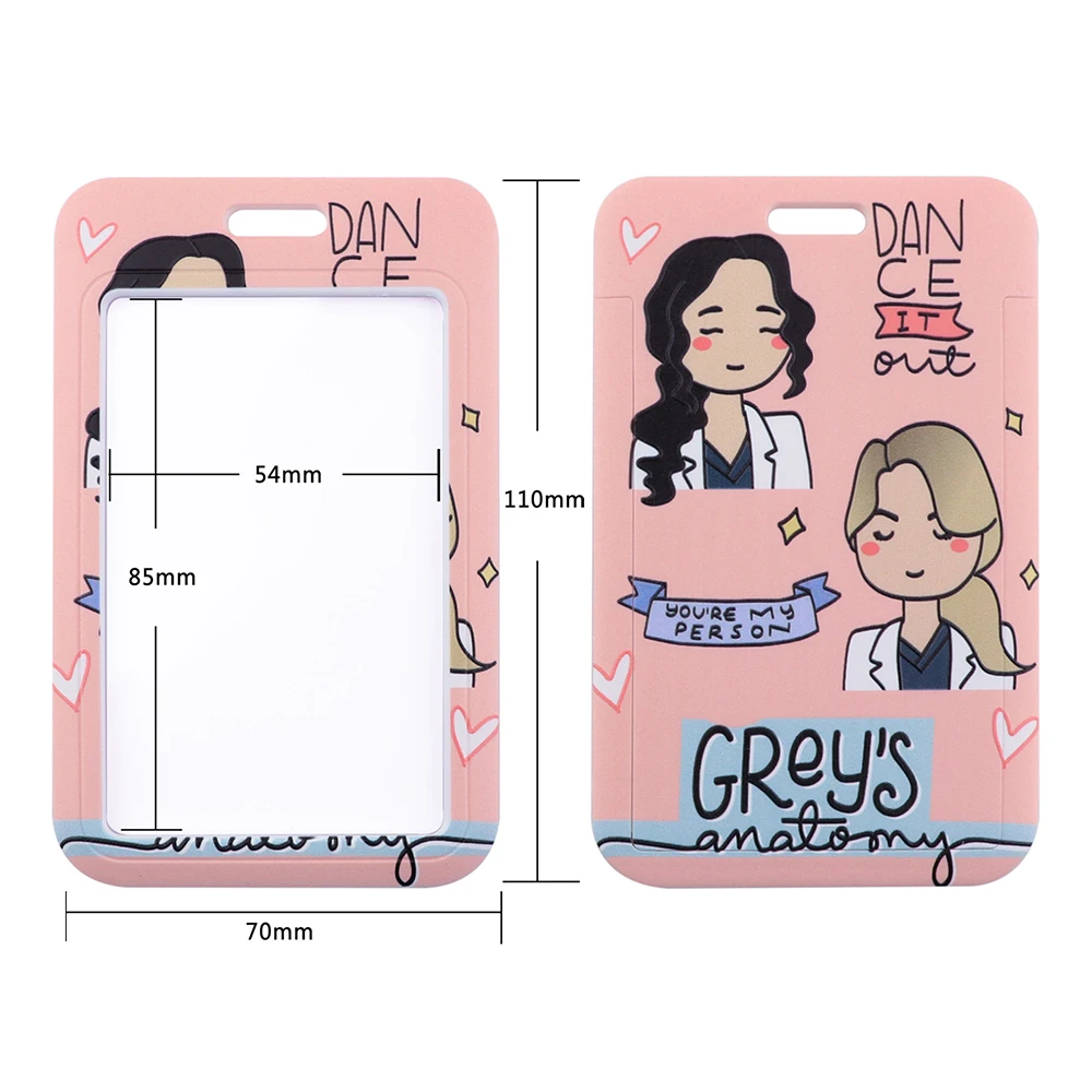 tv show office lanyard for keys id card cover badge holder business phone charm key lanyard neck straps keychain accessories free global shipping