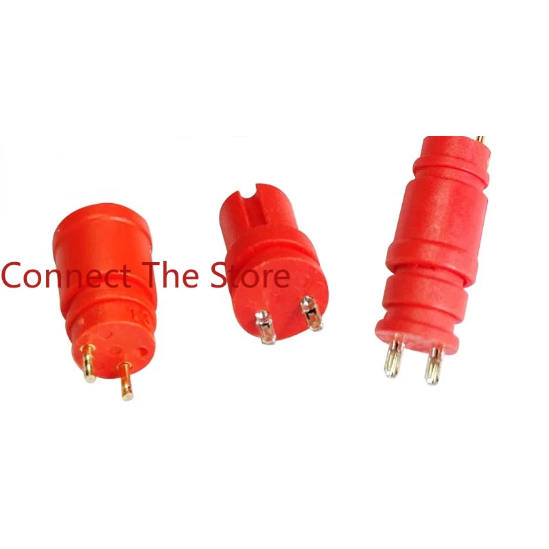

4PCS Red Waterproof M8-2 Core Male And Female Plugs Mini M8 2P