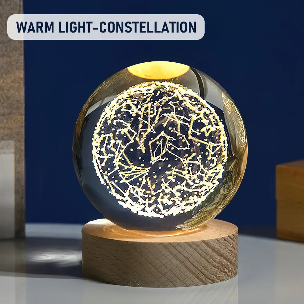 

Ночной светильник Claeted хрустальный шар