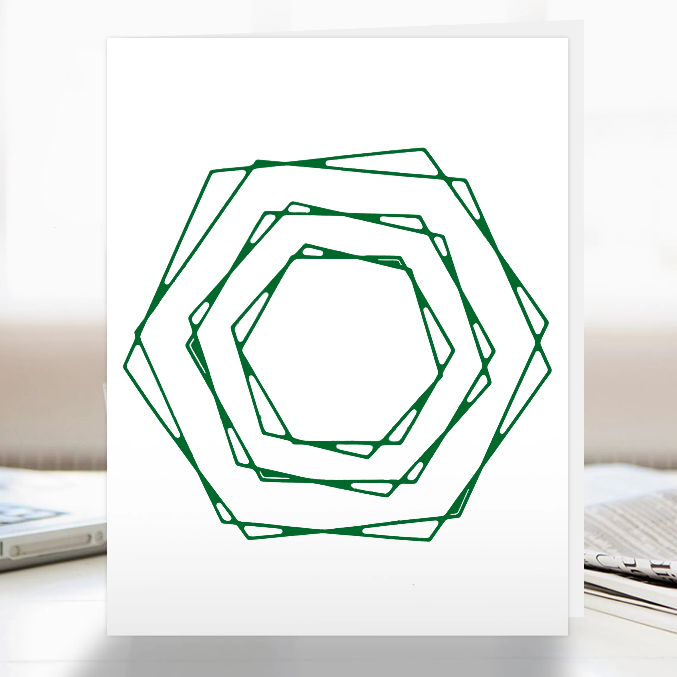 Многослойная многогранная бумага тиснение форма металлические Вырубные штампы