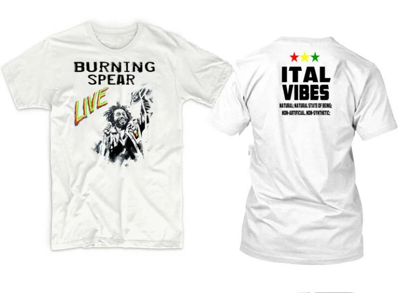 

Reggae T-Shirt Jah Rastafari Haile Selassie I Tenor Saw Yellowman Burning Spear