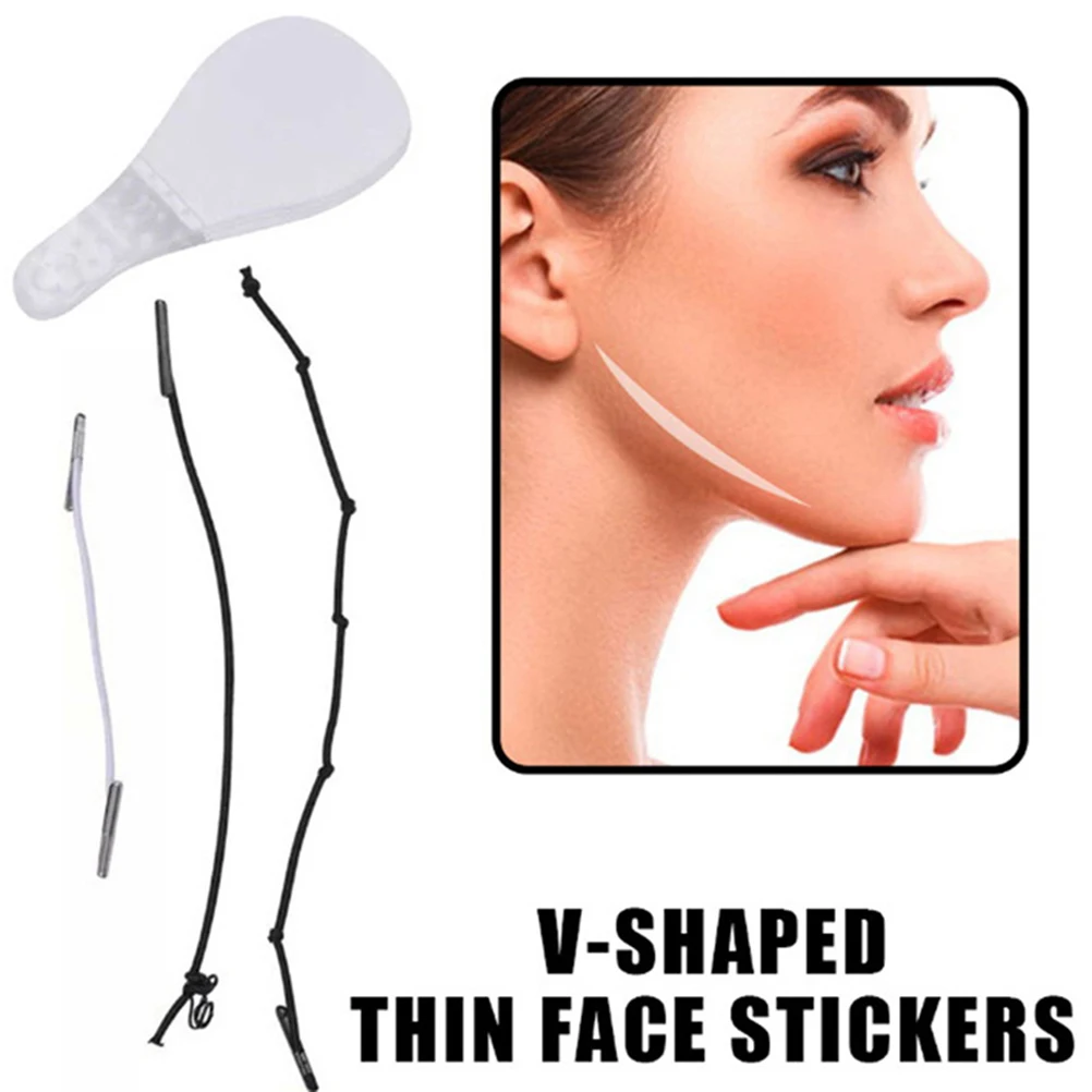 

60/80/120 шт., невидимые наклейки для лица V-образной формы