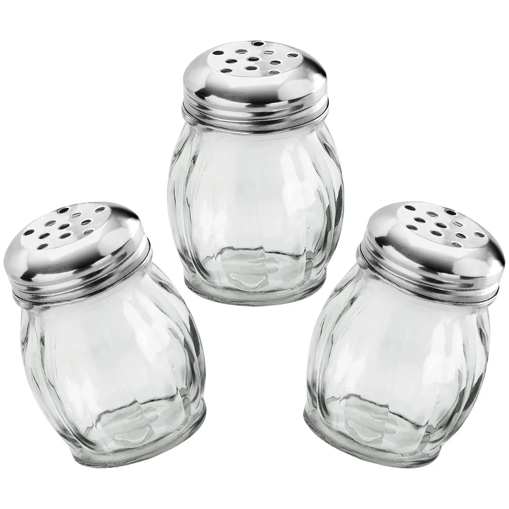 

3Pcs Seasoning Seasoning Salt Jar Pepper Jar Restaurant Pepper Jar for Home Restaurant Kitchen