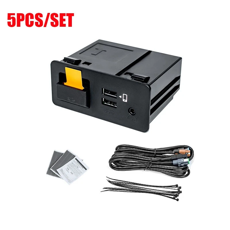 

5Pcs Carplay Android Auto USB Aux Adapter Hub Retrofit Kit for Mazda 2 Mazda 3 Mazda 6 CX-3 CX-5 MX5 TK78-66-9U0C