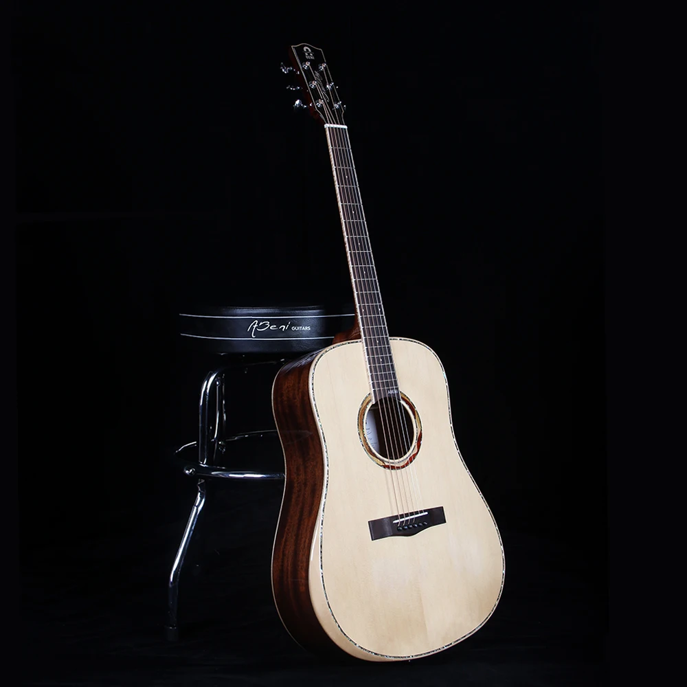 

ABENI AD-S55 acoustic guitar,41 inch solid wood acoustic guitar ,