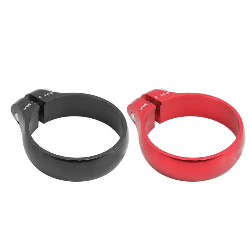 

Aluminium Alloy Seatpost Clamp 34.9mm Seatpost Clamp Ultralight for 31.6mm/1.24in Saddles