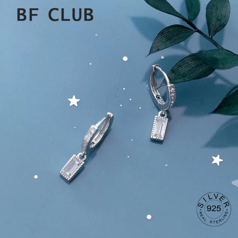 

Женские серебряные серьги-кольца 925 пробы с белыми камнями