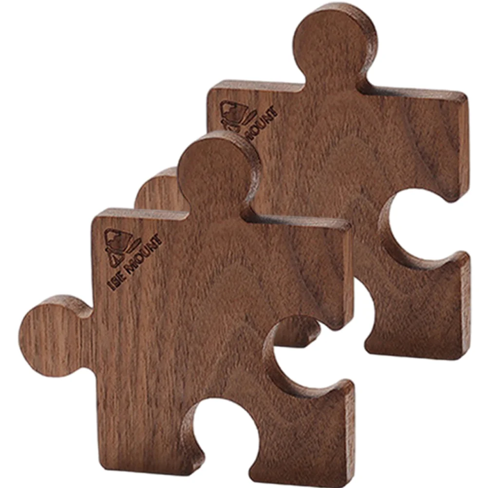 

2Pcs Funny Coasters Coffee Table Coasters Wood Wood Coasters For Drinks