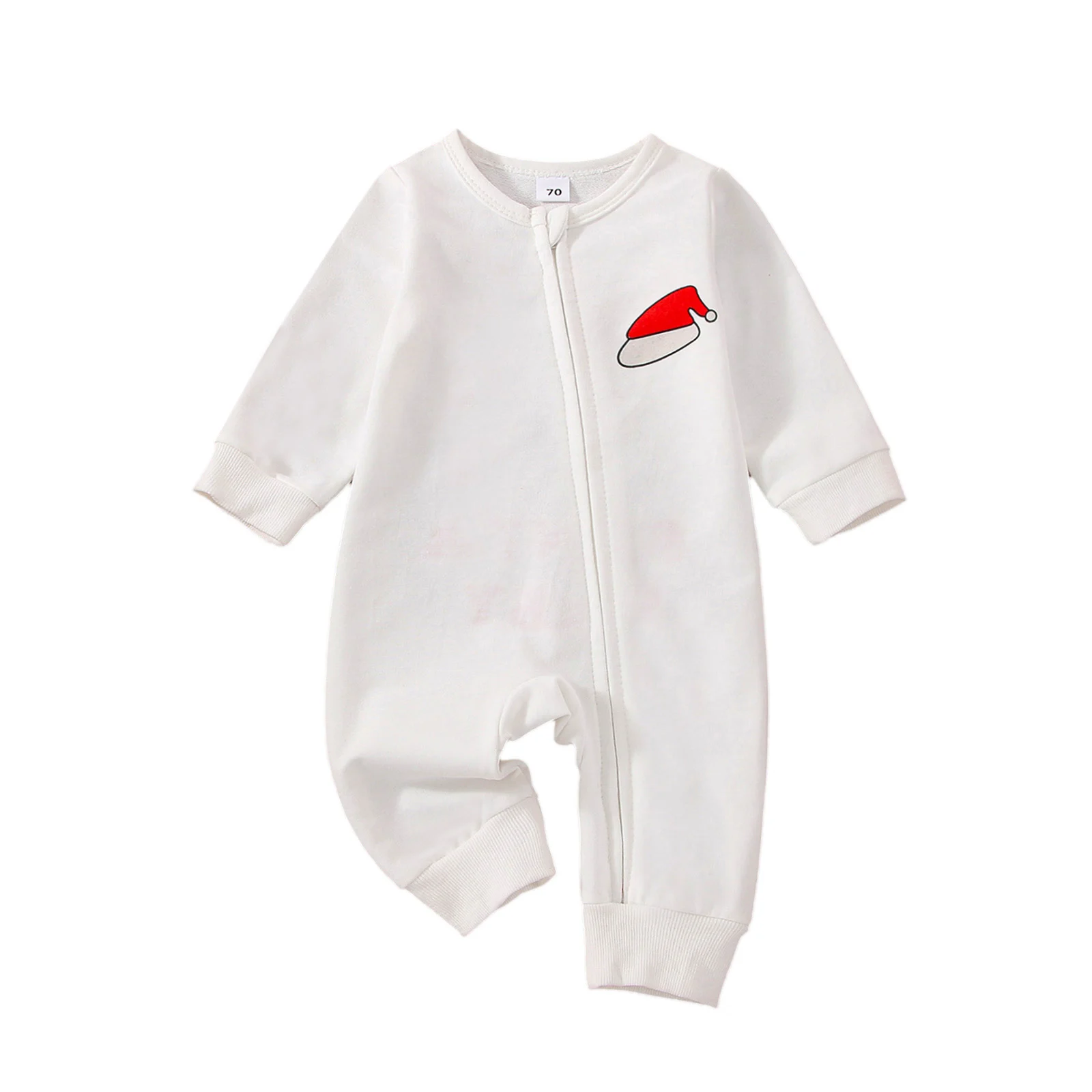 

Детский осенний комбинезон на молнии с длинным рукавом и надписью