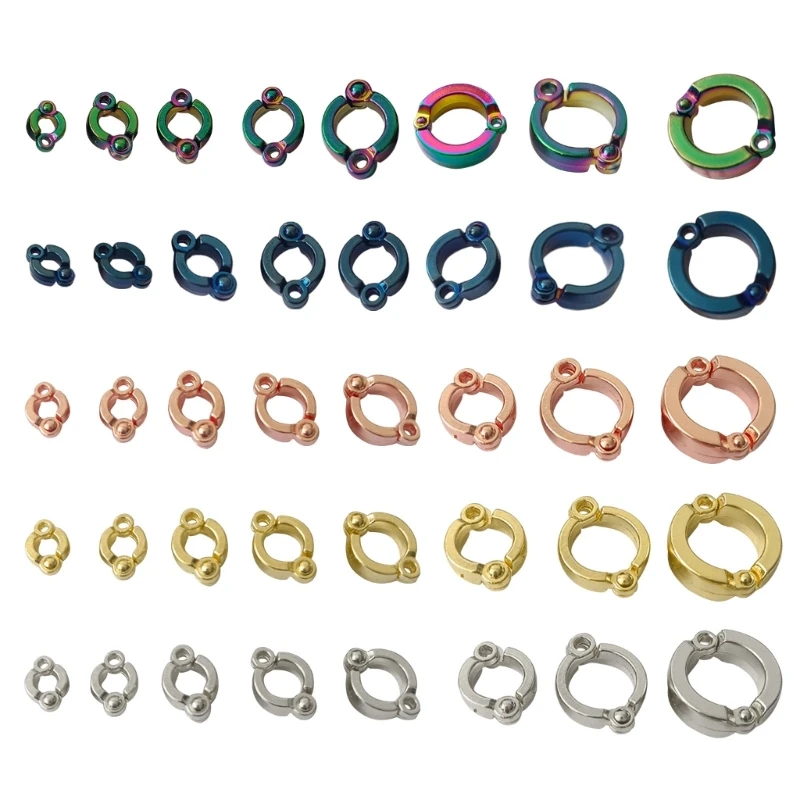 

Multi-color Bird Ring Species Identify for 4-15mm Fly Training Rings for Bantam Quail Lovebirds Opening Clip