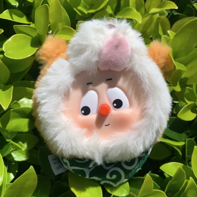 Фото Kawaii Heyone Emodo Fuzzy Zootopia Series слепая коробка милое виниловое лицо плюшевая подвеска кукла коллекция загадочная коробка модные игрушки подарок №4