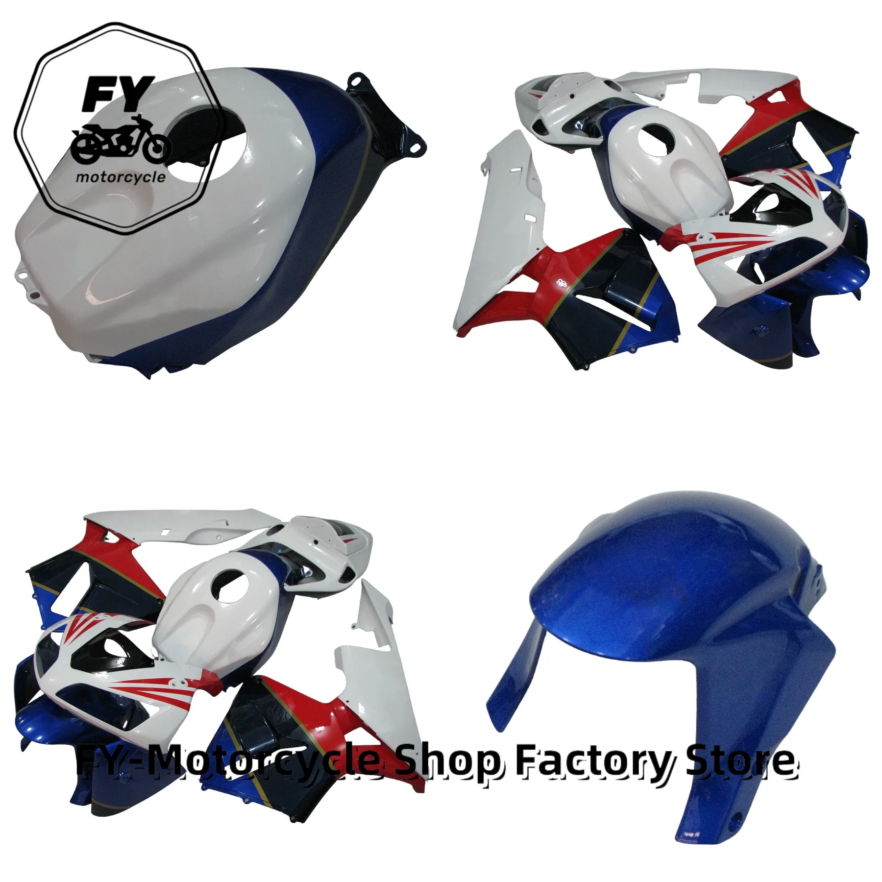Фото Комплект полного обтекателя с прямым креплением для CBR 600RR F5 05 06, панели кузова с предварительно просверленными отверстиями, полный комплект для замены обтекателей. №1