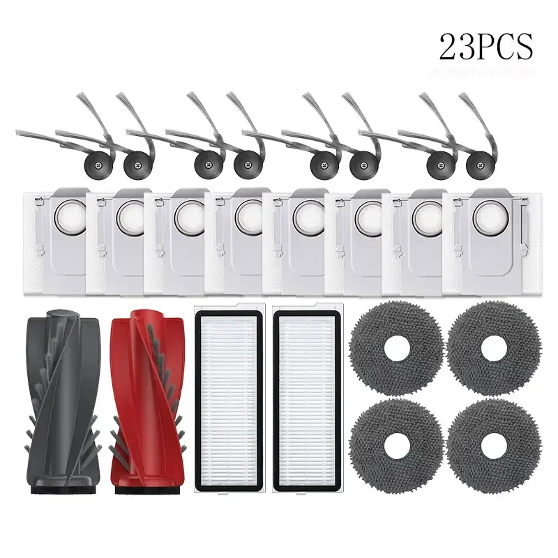 

Roborock Qrevo Curv/P20 pro Робот-пылесос Аксессуары Основный ролик Боковая щетка Hepa Фильтр Швабра Мешок для пыли Замена деталей