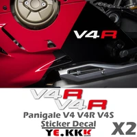 for ducati panigale v4 2020 v4s v4r v4sp engine fairing protection sticker v4r v4s logo decal sticker custom color hollow out