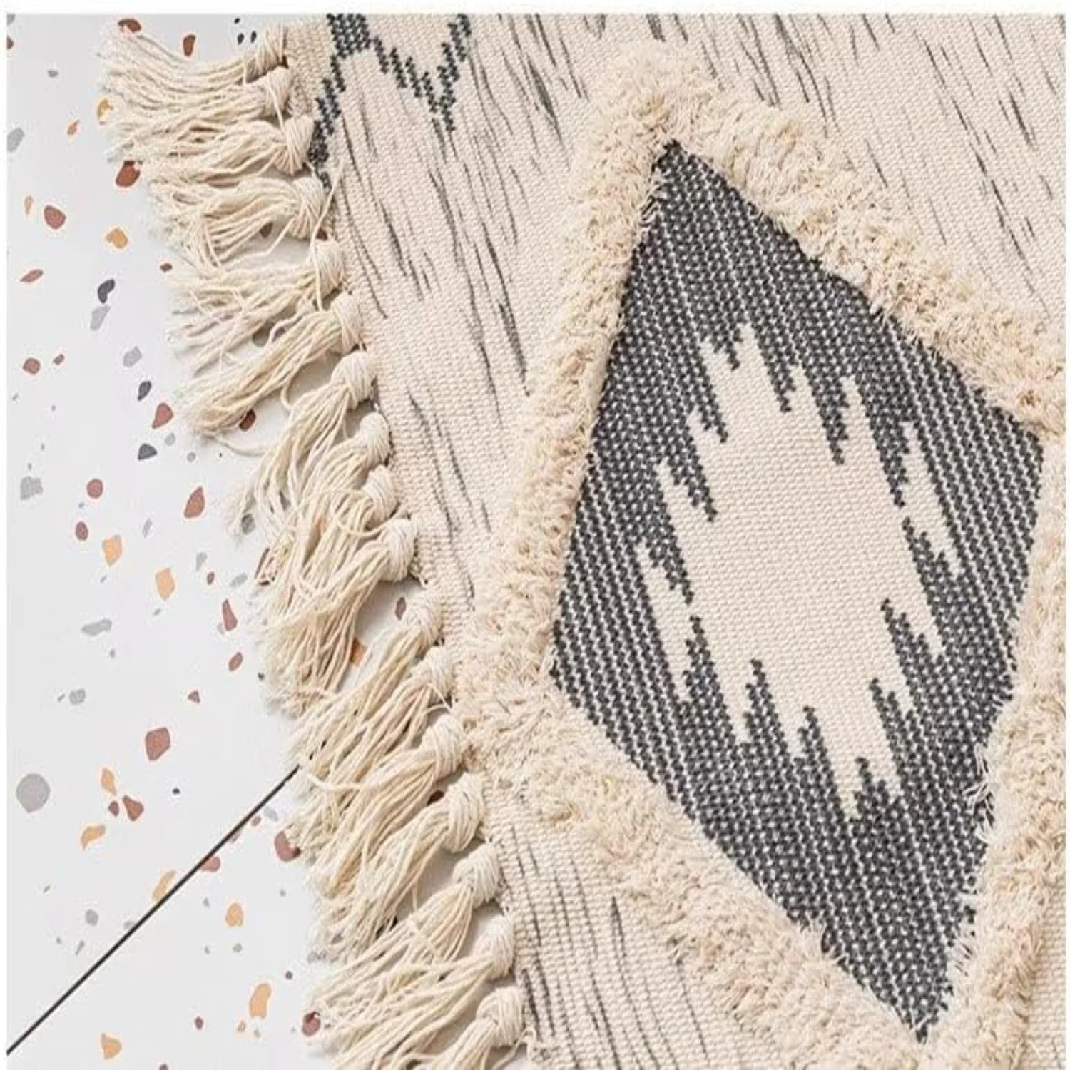 Коврик для ванной 2 х (90 см 60 см). дюйма Хлопковые моющиеся небольшие коврики с