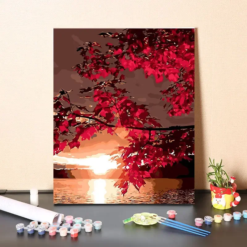 

1336579 Digital oil painting art oil mountain art oil painting living room floor decorative painting