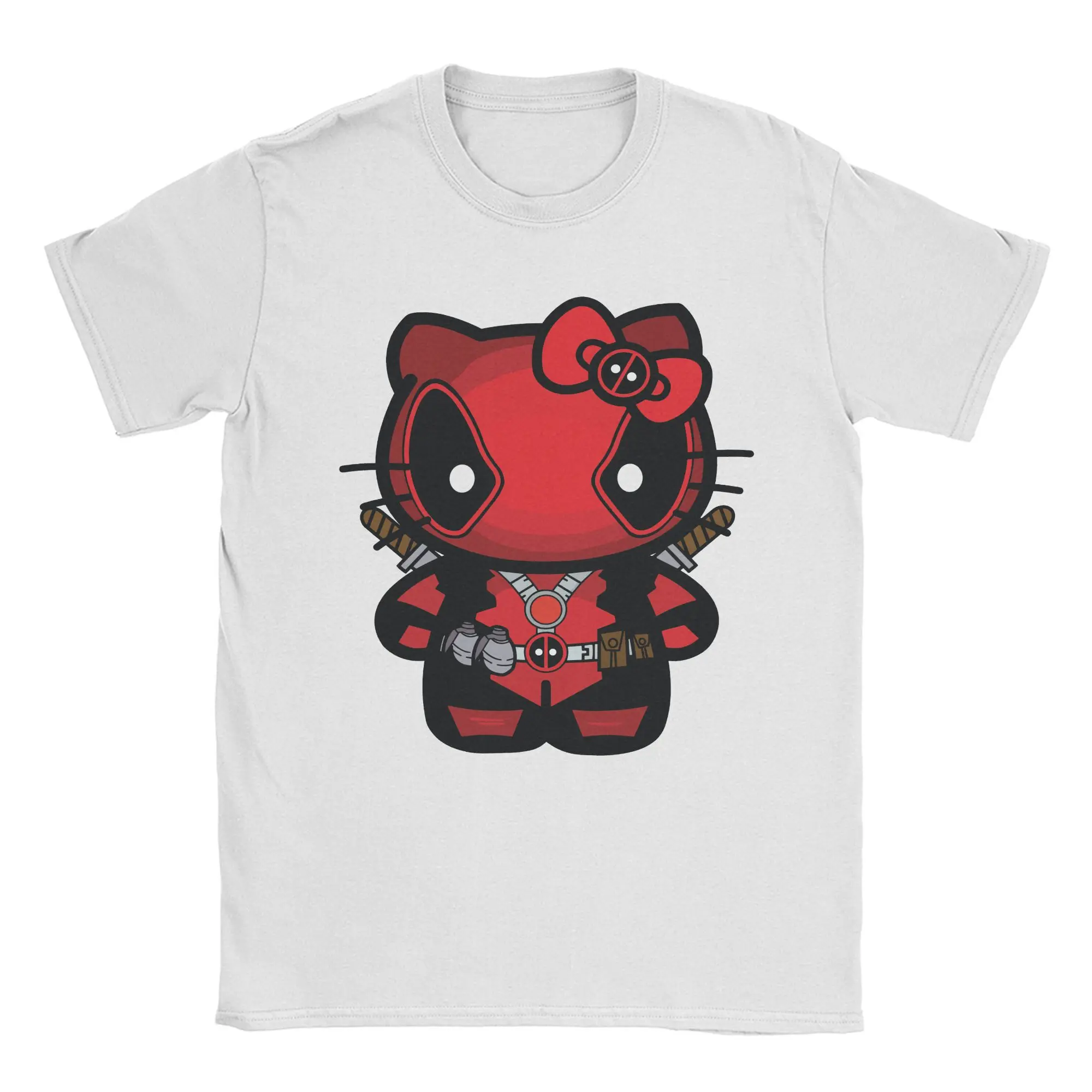 Футболка мужская из чистого хлопка с круглым вырезом и коротким рукавом