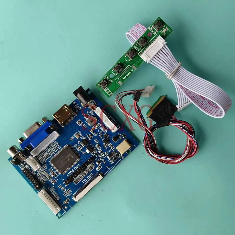 

Fit LP156WH2-TLAD 1366*768 15.6" Laptops 40 Pins LVDS Kit DIY VGA+2AV+HDMI-Compatible LCD Matrix Controller Driver Board