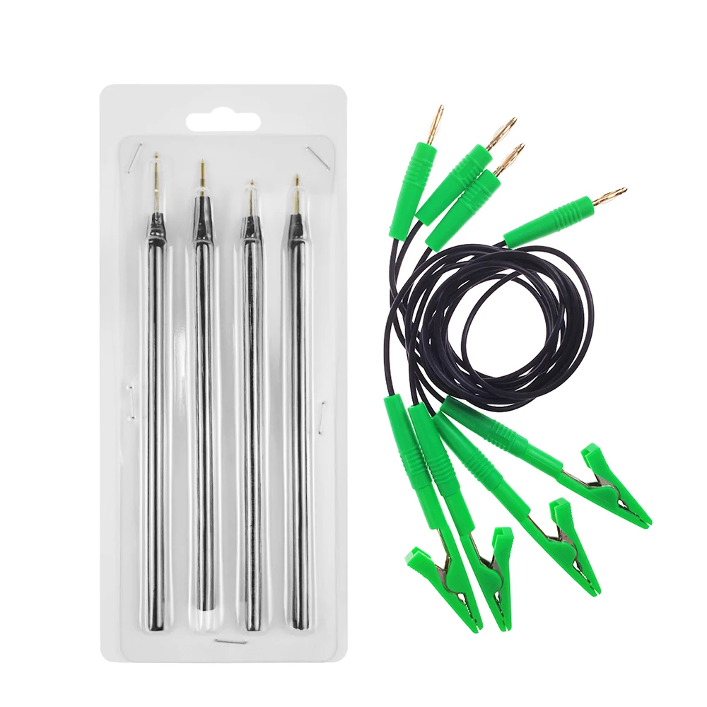 

Hot Sales!! 4pcs/set BDM Frame 4 Probes and 4pcs Connect Cable FGTECH BDM100 CMD ECU Programmer For Replacement Needles