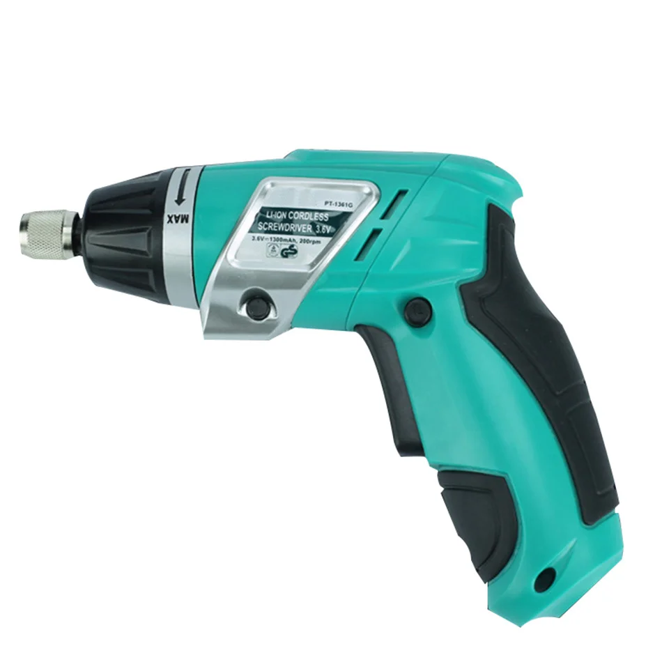 PT-1361G Lithium Electric Screwdriver Rechargeable Drill Slotted Phillips Cordless Electric Drill Power Tools