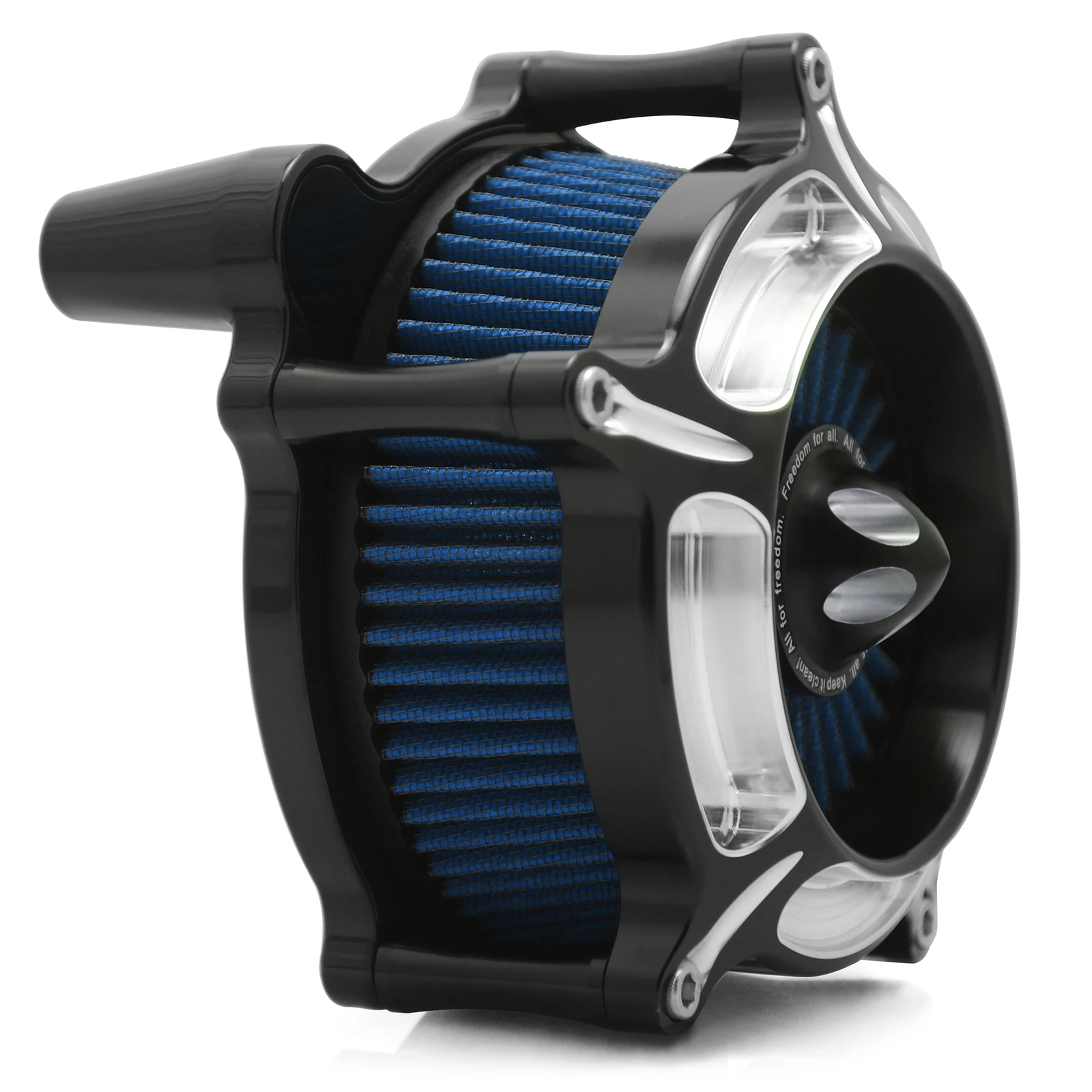 Турбинный фильтр с ЧПУ для очистки воздуха Harley Flht Flhr Elera Glide Softail 16-17 комплект