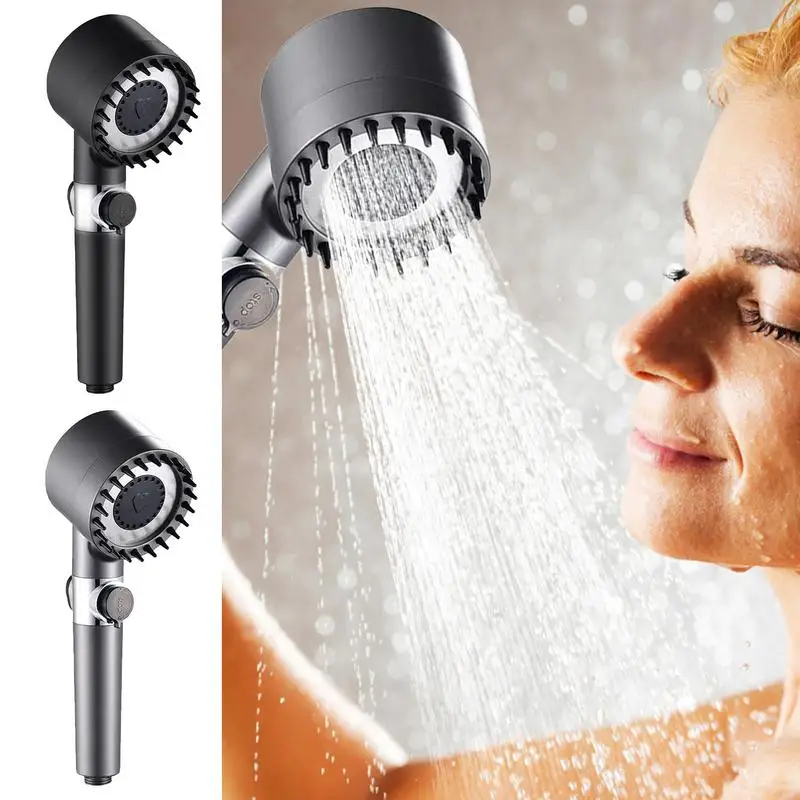 

Ручная душевая лейка высокого давления с 3 режимами, улучшенная экономичная душевая лейка с распылителем, ручной спрей