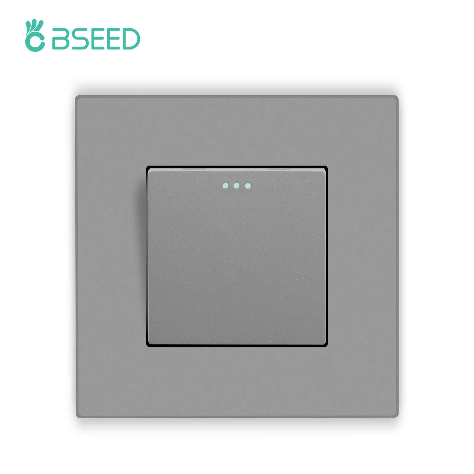 

Настенный выключатель BSEED 1/2/3 клавиши серый