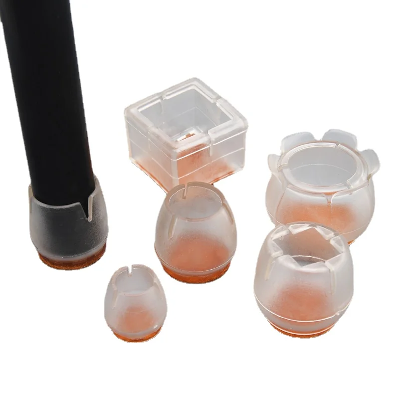 8pcs/set Chair Leg Caps Silicone Feet Protector Pads Furniture Table Covers Socks Plugs Cover Leveling Home Decor - купить по