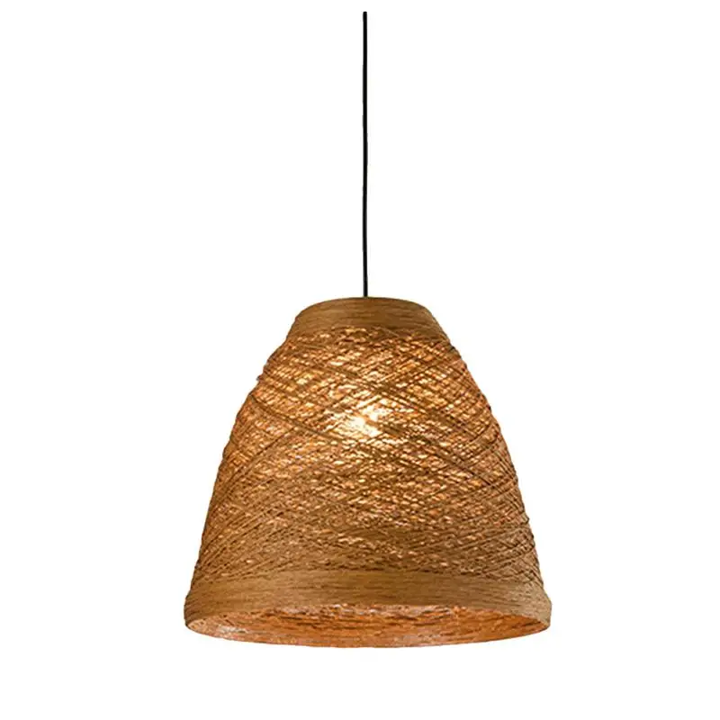 

Restaurant Bar Rattan Woven Chandelier Handmade Bamboo Ceiling Lamp Lamp Cafe Lounge Decoration