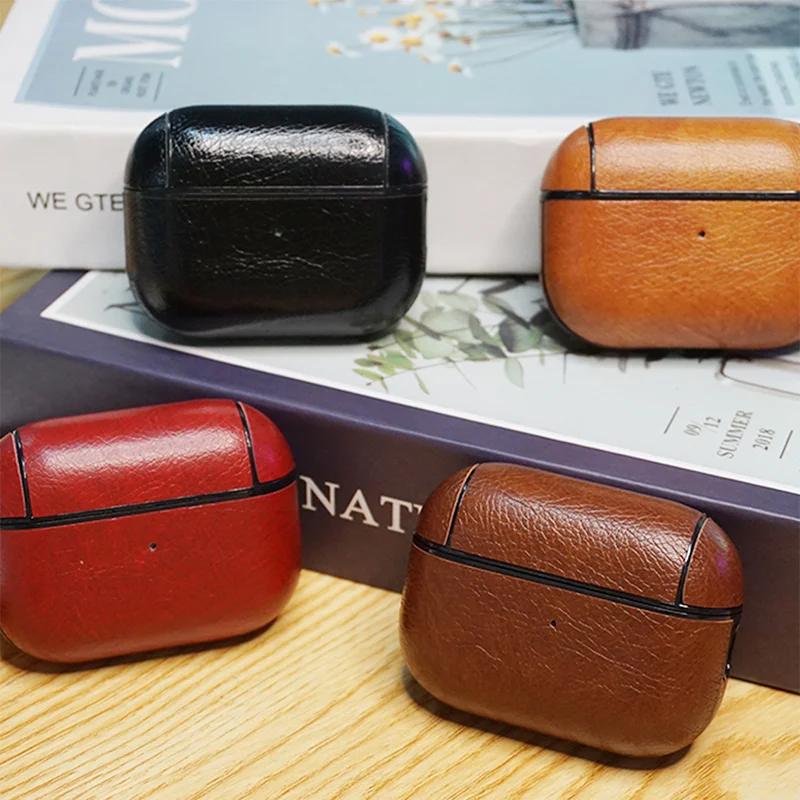 

Protective Case for Apple Airpods Pro 2 2nd Generation 2022 PU Leather Earphone Housing Case for AirPods Pro 2 pro2 Cover