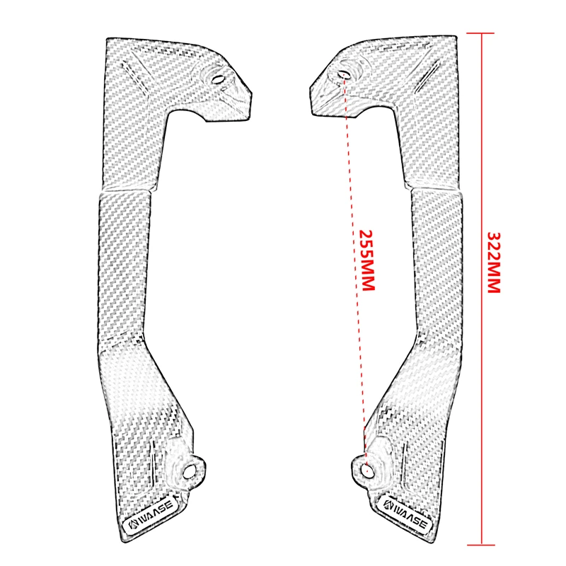 Обтекатель для левого и правого заднего пассажирского сиденья мотоцикла боковая