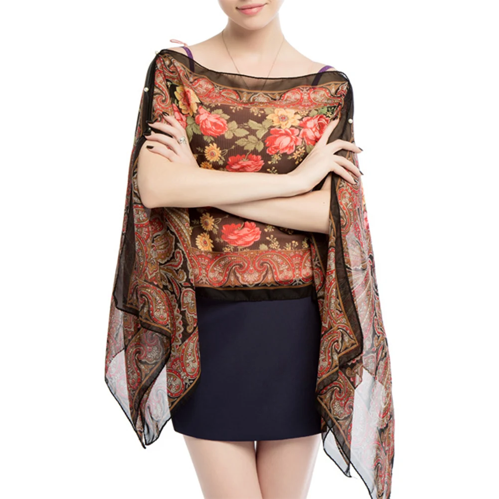 

Women Light Chiffon Beach Cover Up Beachwear Dress Summer Bikini Swimwear Top