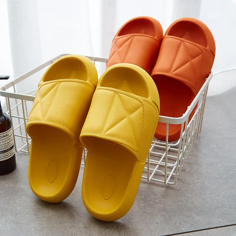 

Indoor Men Slippers Non-slip Bathroom Unisex Simple Slides Men Shoes Flip Flops Indoor Home Soft Non-Slip Home Slippers