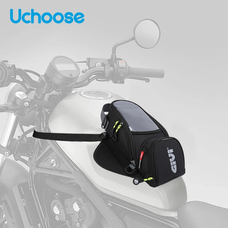 

Motorcycle New Fuel Bag Mobile Phone Navigation Bags For Givi Multifunctional Oil Tank Back Seat Backet Handsome Trendy