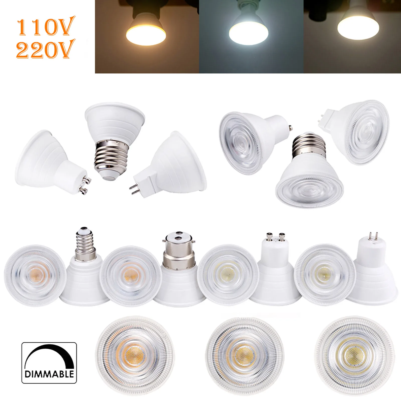 Dimmable 7W светодиодные светодиодны