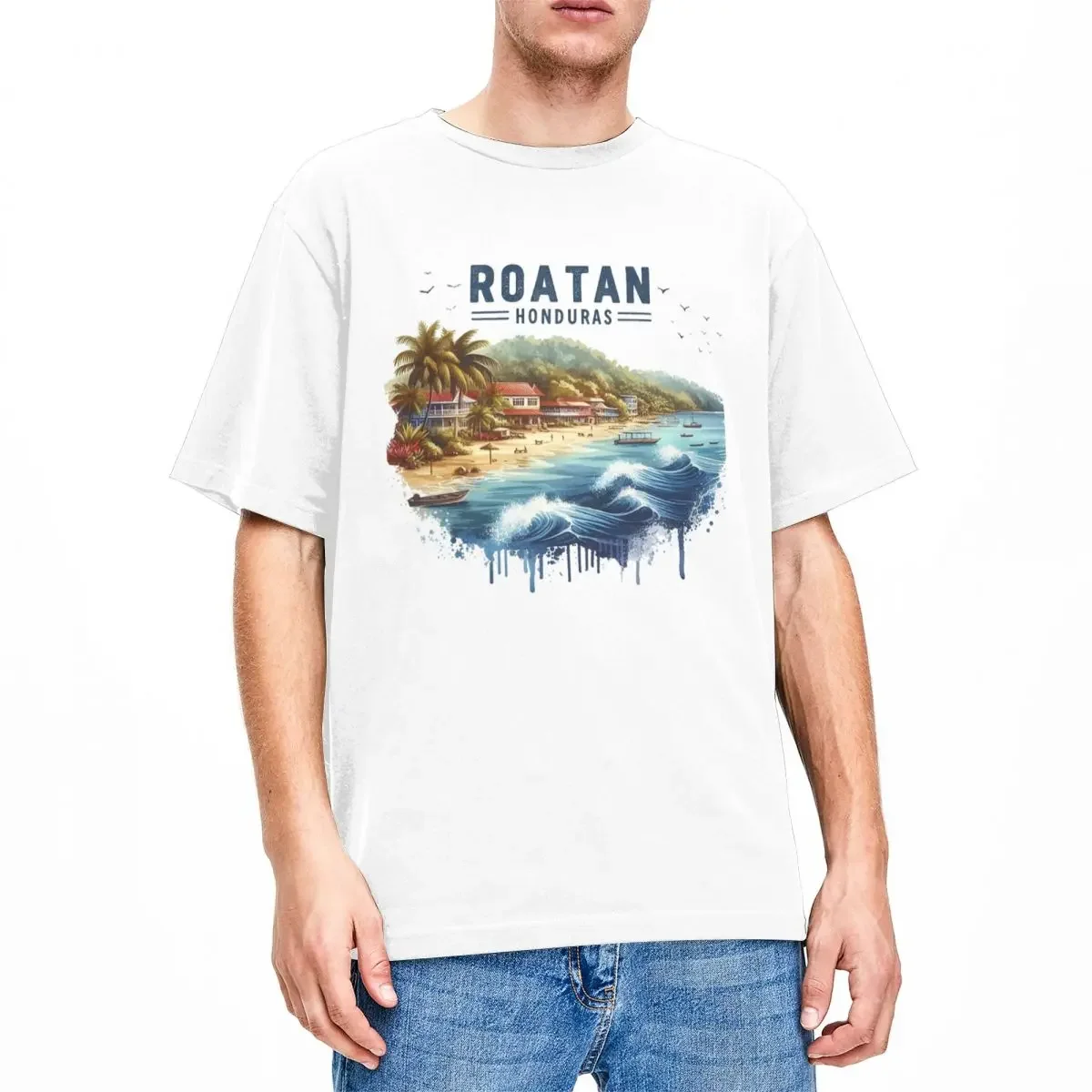 Футболка Летняя из чистого хлопка для мужчин и женщин