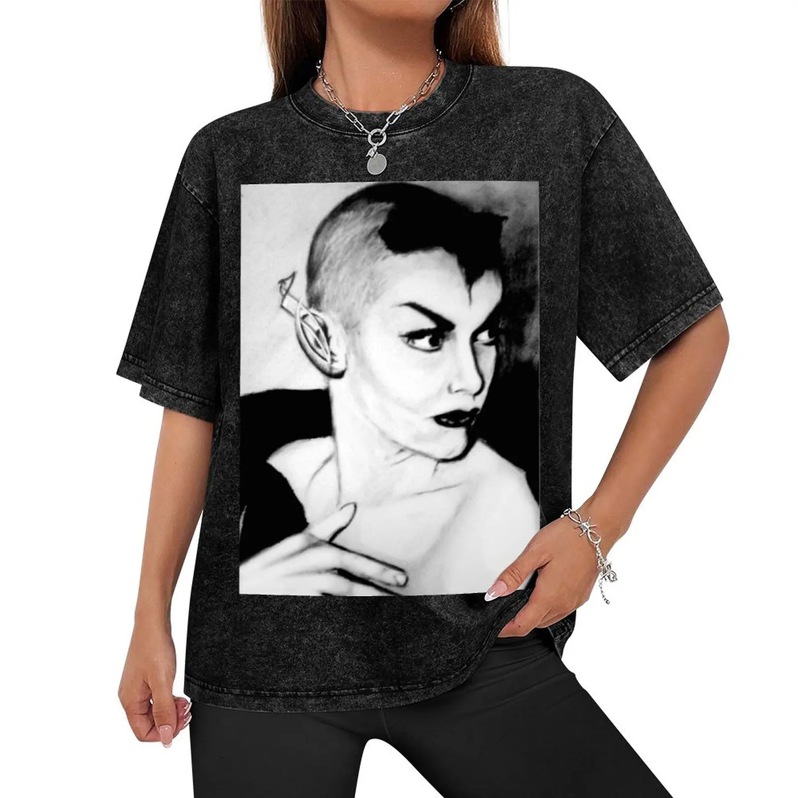 Maila Nurmi как Vampira футболка с рисунком рэпера футболки графическая детская одежда