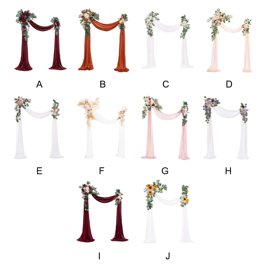 

Designed Wedding Arch Flower Set For Picture Ceremony Rich Layers Strong Decoration Creates Ambiance A4