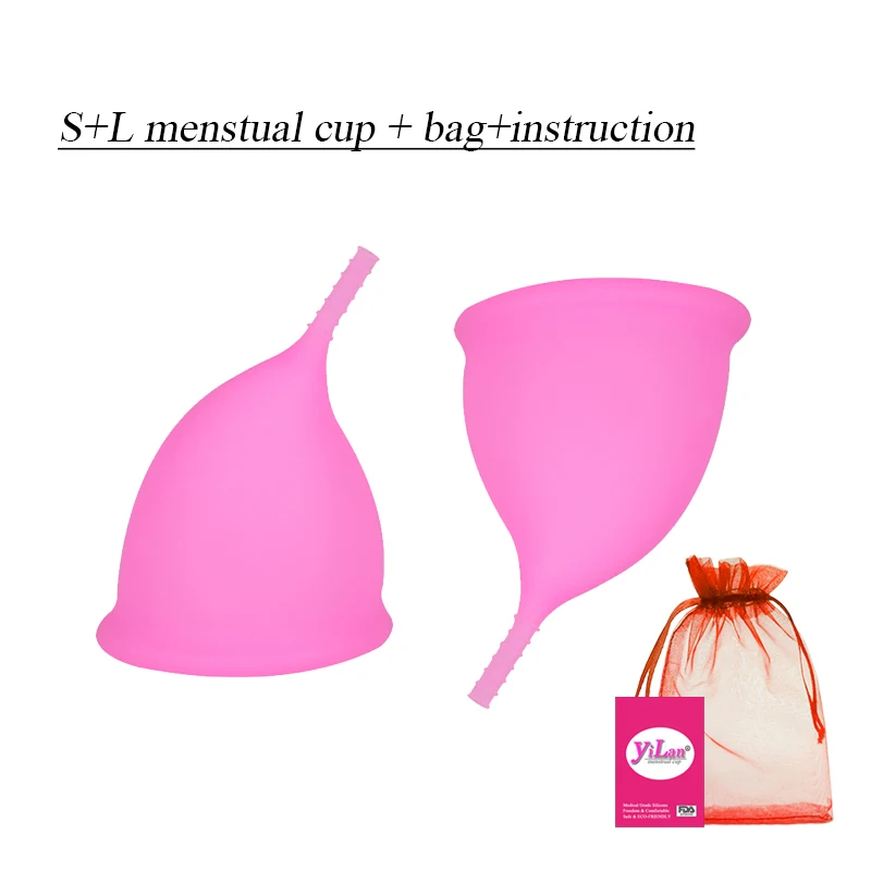 

Women Menstrual Cup Medical Silicone Leak-proof Menstrual Bowl Reusable Vaginal Menstruation Collector Certified Period Cup