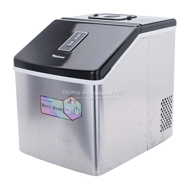 

LY IM-25M ice making machine 25KG 24 HOUR square type ice maker 2.2L Manual water injection 120W family use