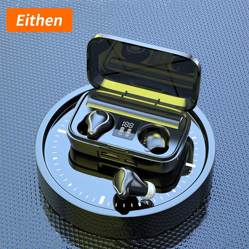 

Беспроводные Bluetooth HD наушники Eithen TWS, Спортивная гарнитура с сенсорным микрофоном и шумоподавлением