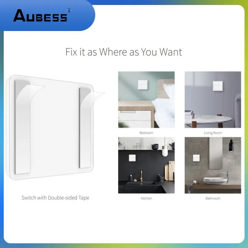 

Бесплатная наклейка Переключатель Беспроводной сцена переключатель беспроводной смарт сцена переключатель Водонепроницаемая панель Пер...