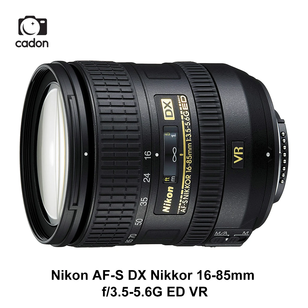 

Original Nikon AF-S DX NIKKOR 16-85mm F/3.5-5.6G ED Vibration Reduction Zoom Lens with Auto Focus for Nikon DSLR Cameras
