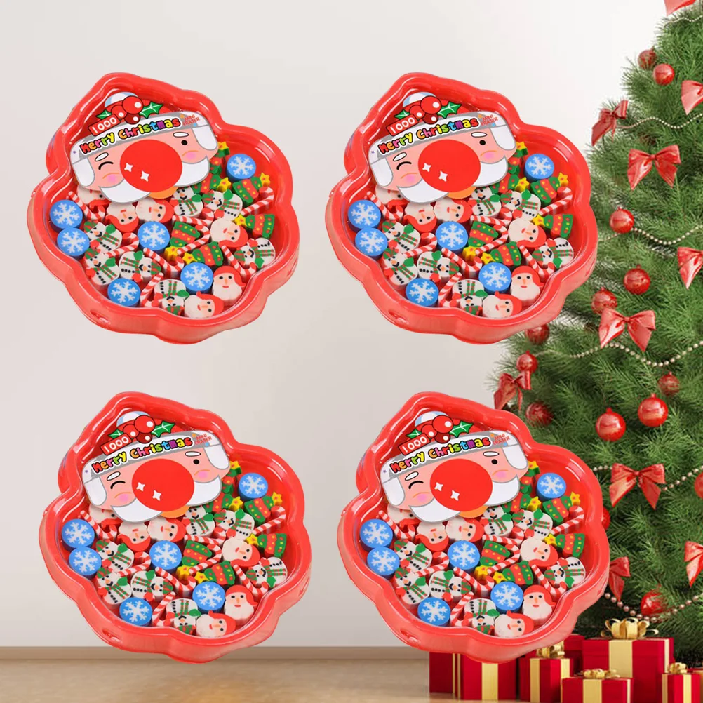 

12 Boxes Erasers Christmas Favors Gifts School Supplies Stationery for Students Children