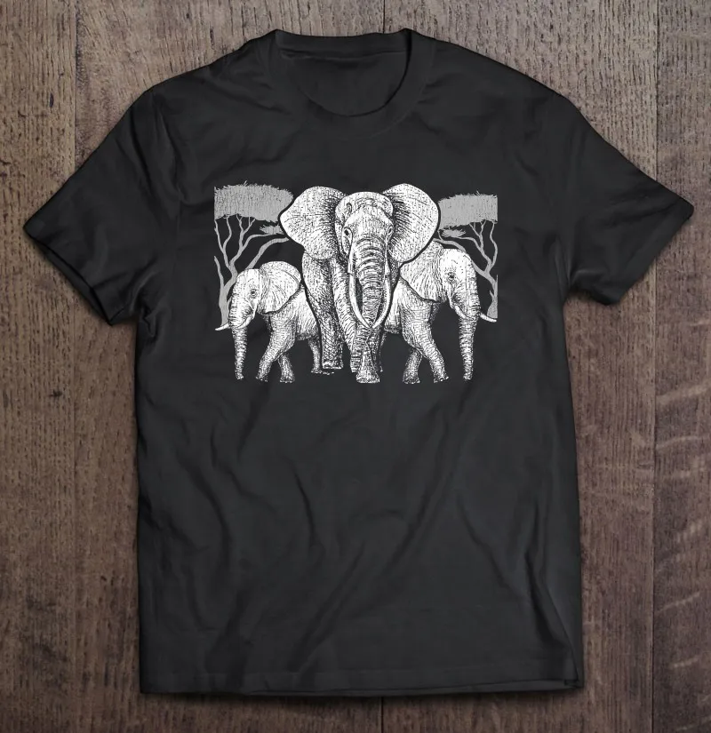 

Футболка женская оверсайз с принтом слона, аниме одежда для семьи Африки, сафари, Хранителя зоопарка, подарок со слоном