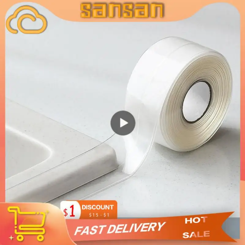 

Waterproof Beautiful Stitch Paste Moisture-proof Strong Sticking Force Adhesive Strip No Marks Tape Sealing Strip Seal Mildew