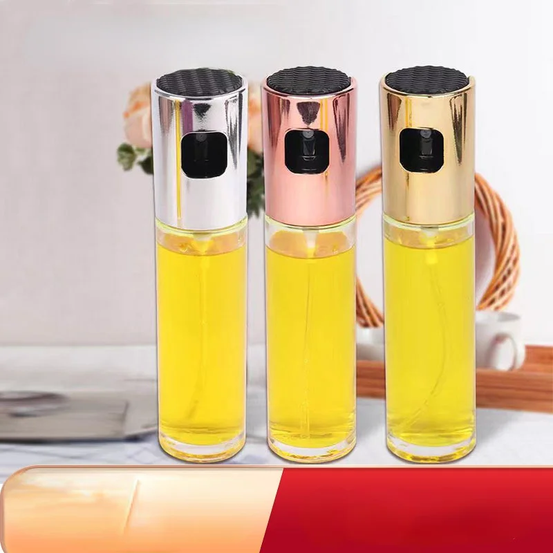 

1PCS 2022 New Oil Sprayer Spray Household Kitchen Push-Type Barbecue Spray Bottle Edible Spray Olive Oil Atomized Spray Bottle