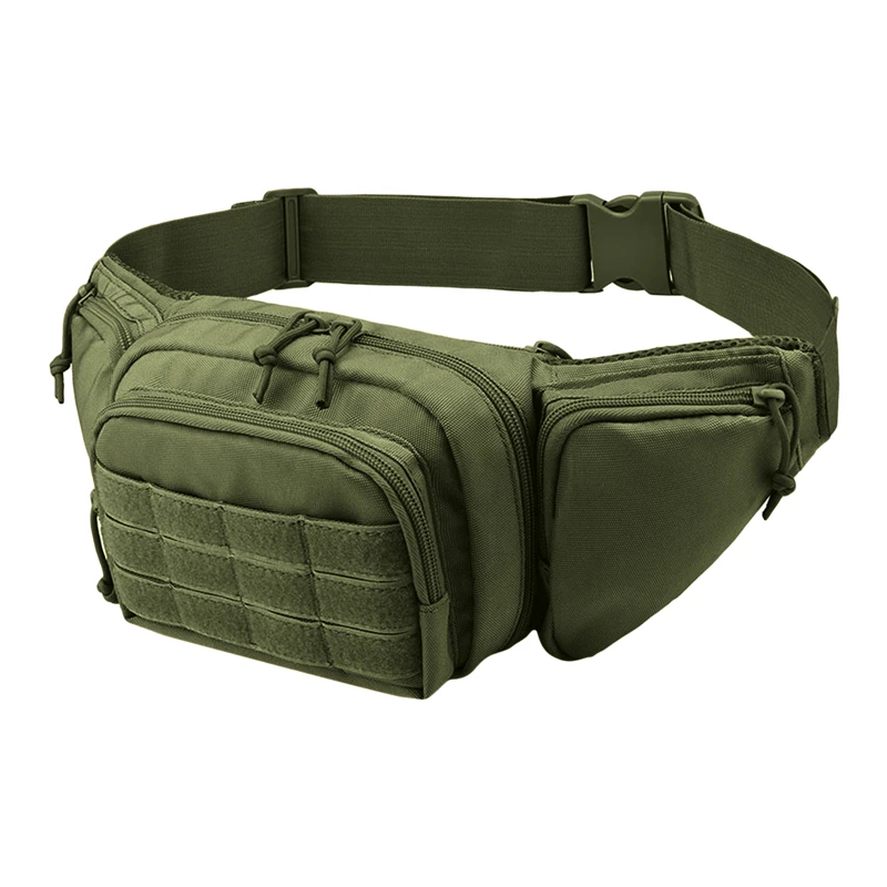 2022 New Tactical Waist Bag Gun Holster Military Fanny Pack Sling Shoulder Bag